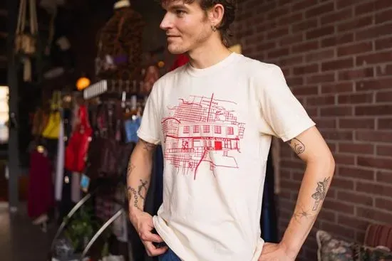 East Village Map T-shirt (Ivory)