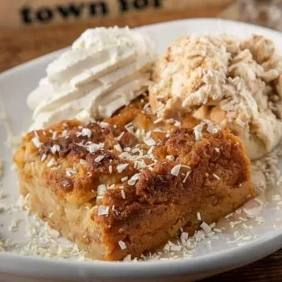 White Chocolate Bread Pudding