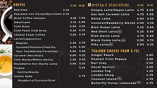 Coffee / Tea