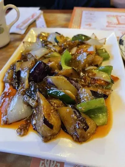 54. Eggplant with Garlic Sauce