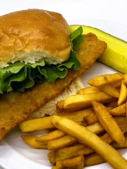 BREADED FLOUNDER SANDWICH