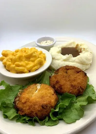 2 CRABCAKES W/ TARTAR SAUCE