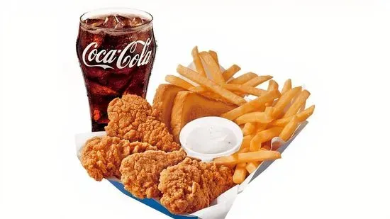 Chicken Strip Baskets w/Drink