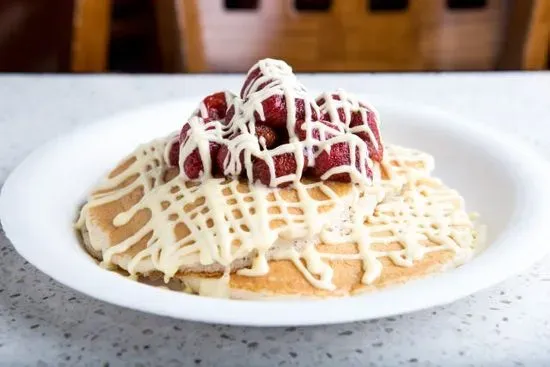 Strawberry Cheesecake Pancakes