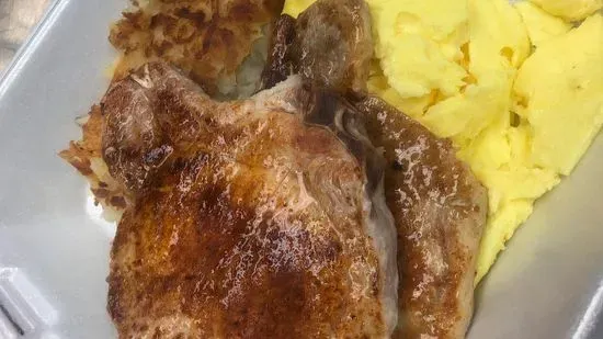 Pork Chops &  Eggs (3)