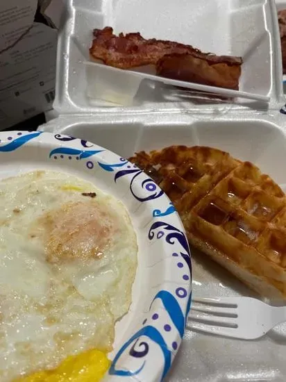 waffle breakfast