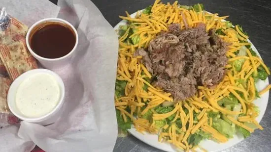 Pork BBQ Salad