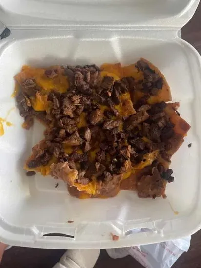 Fajita Nachos, Beef or Chicken 
