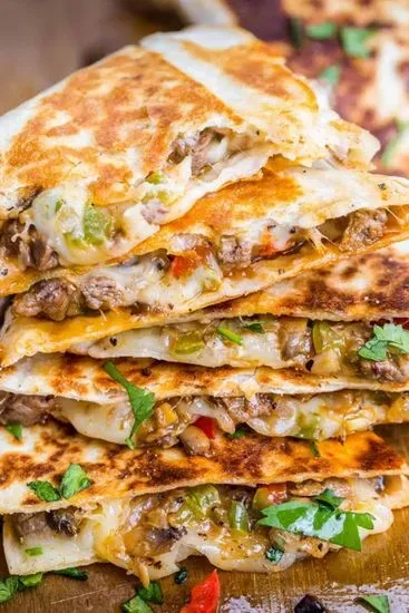 Steak Bomb Quesadilla