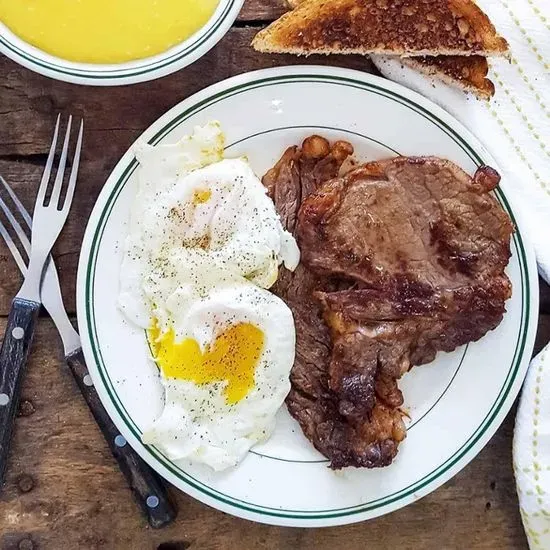 #5 2-Eggs with Steak