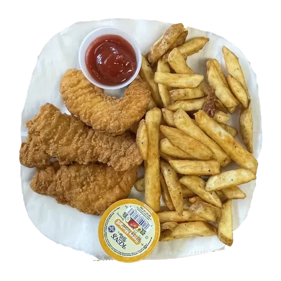 3 PC Chicken Tenders & Fries