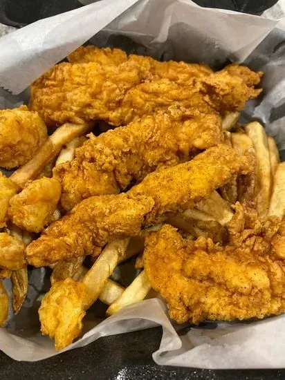 Chicken Strips (6 Pcs) with Sides (2 Pcs)