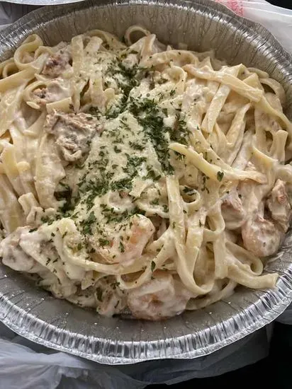 Chicken & Shrimp Alfredo