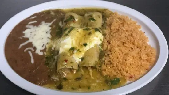 Enchiladas Verdes
