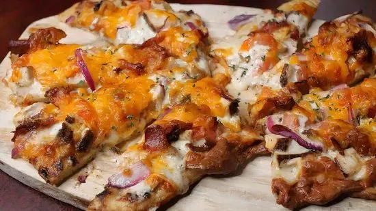 Chicken Bacon Ranch Flatbread