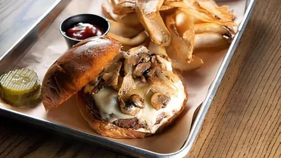 Mushroom & Swiss Burger