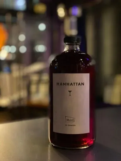 1 LITER MATCH MANHATTAN - 5+ UP COCKTAILS