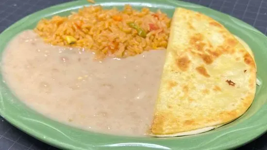 Child Plate - Cheese Quesadilla