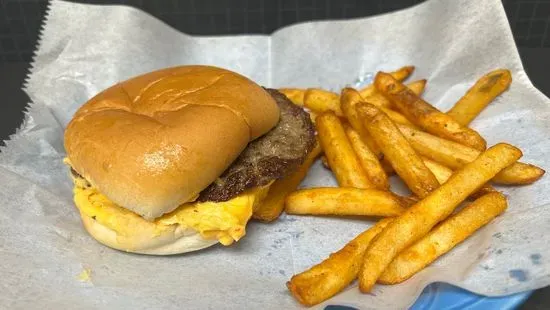 Child Plate - Cheeseburger and Fries