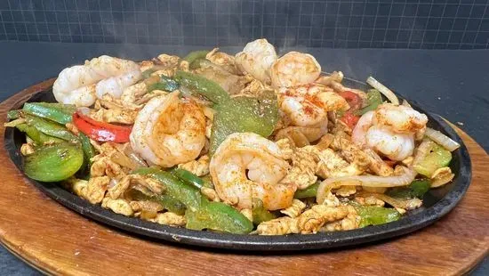 Chicken and Shrimp Fajitas