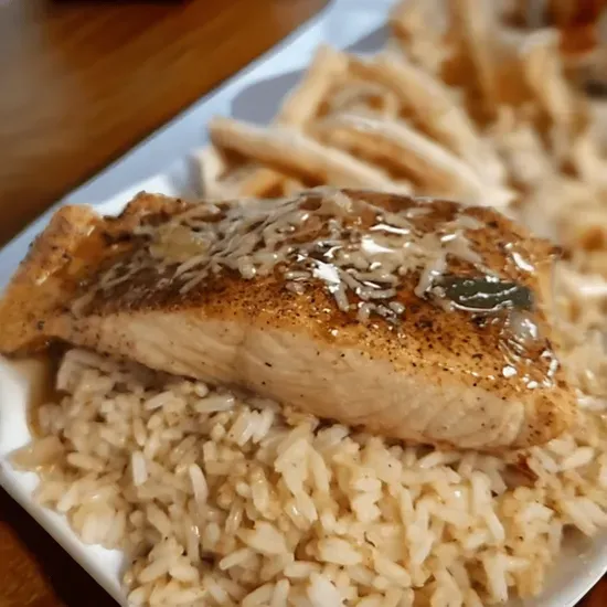 Cajun Parmesan Crusted Salmon