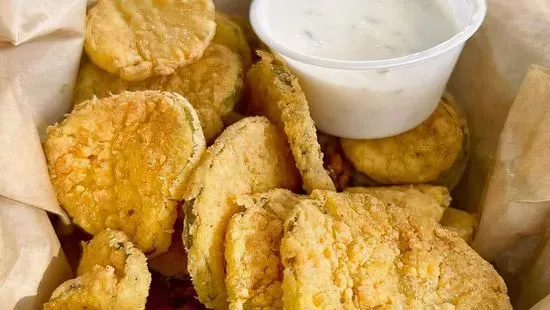 NEW! Fried Pickles w/Ranch Cup