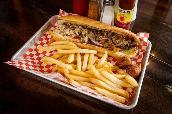 3. Philly Cheesesteak Sandwich