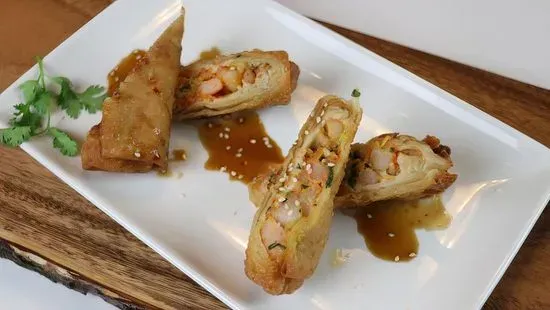 Spicy Shrimp Egg Rolls