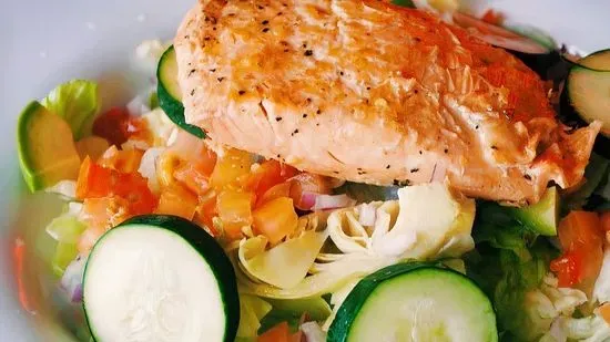 Grilled Salmon Salad