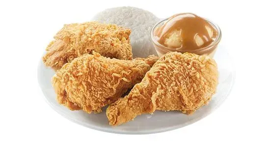 3pc Chickenjoy w/ 2 Sides