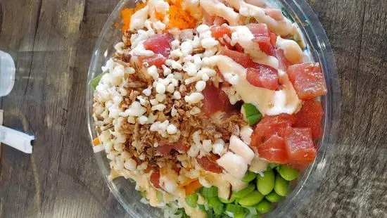 Build Your Own Half and Half Poke Bowl