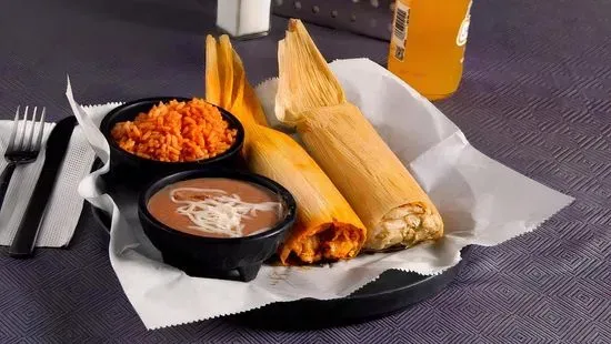 1. Tamales Plate