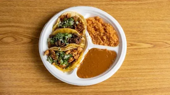 #3 Combo. Tres Tacos