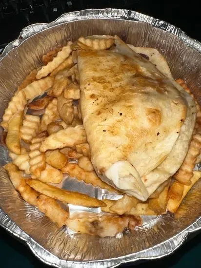 230. Cheese Quesadilla with french fries