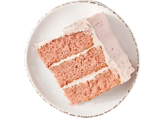 Strawberry Cake Slice