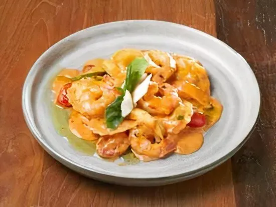 Brandy Blush Shrimp Ravioli