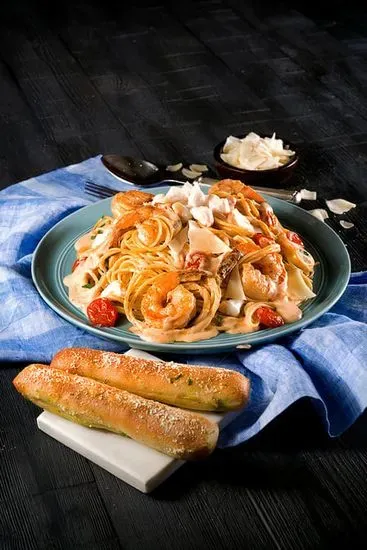 Creamy Seafood Spaghetti