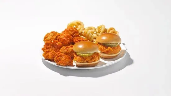 2 Chicken Sliders & 8 Boneless Combo