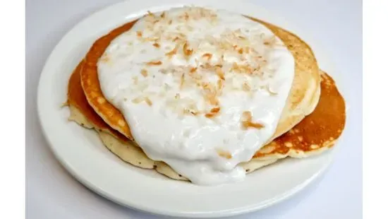 Haupia Cream Pancakes