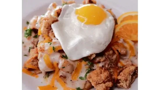 Country Fried Steak Hash Bowl