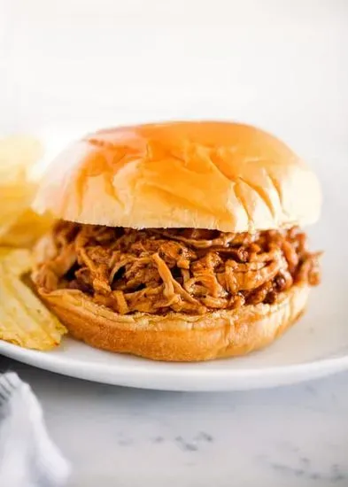 Pulled Pork on a Hard Roll