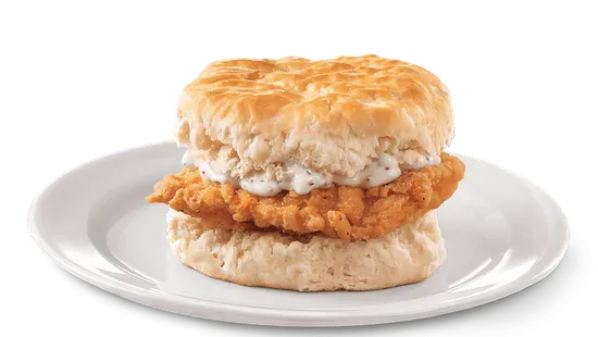 Chicken & Gravy Biscuit Sandwich