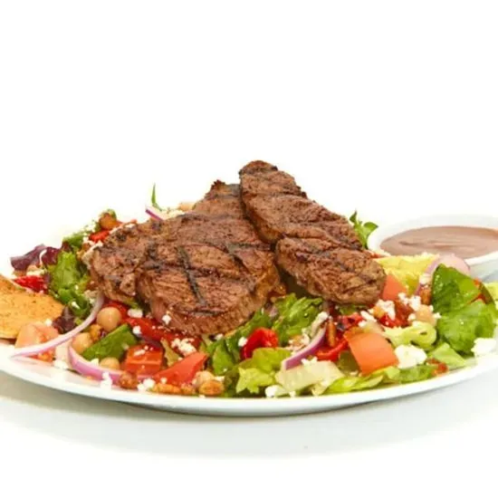 Mediterranean Salad w/ Grilled Lamb