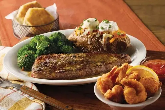 New York Strip Steak n' Shrimp Combo