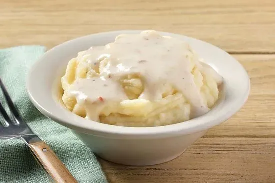 Mashed Potatoes with Sawmill Gravy