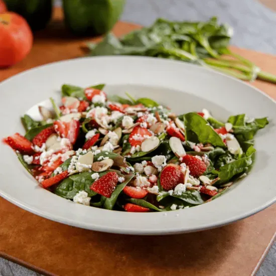 Strawberry Spinach Salad