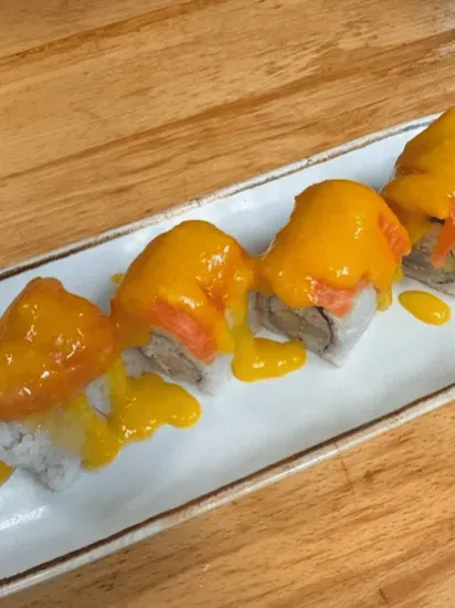 Mango salmon roll