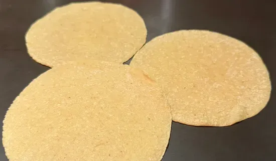 Homemade tortillas ( Flour & Corn ) 3 Pcs.