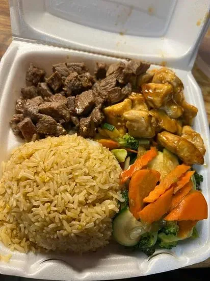 2. Hibachi Steak and Chicken