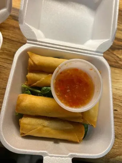 2. Fried Veggie Spring Roll (5 pcs)